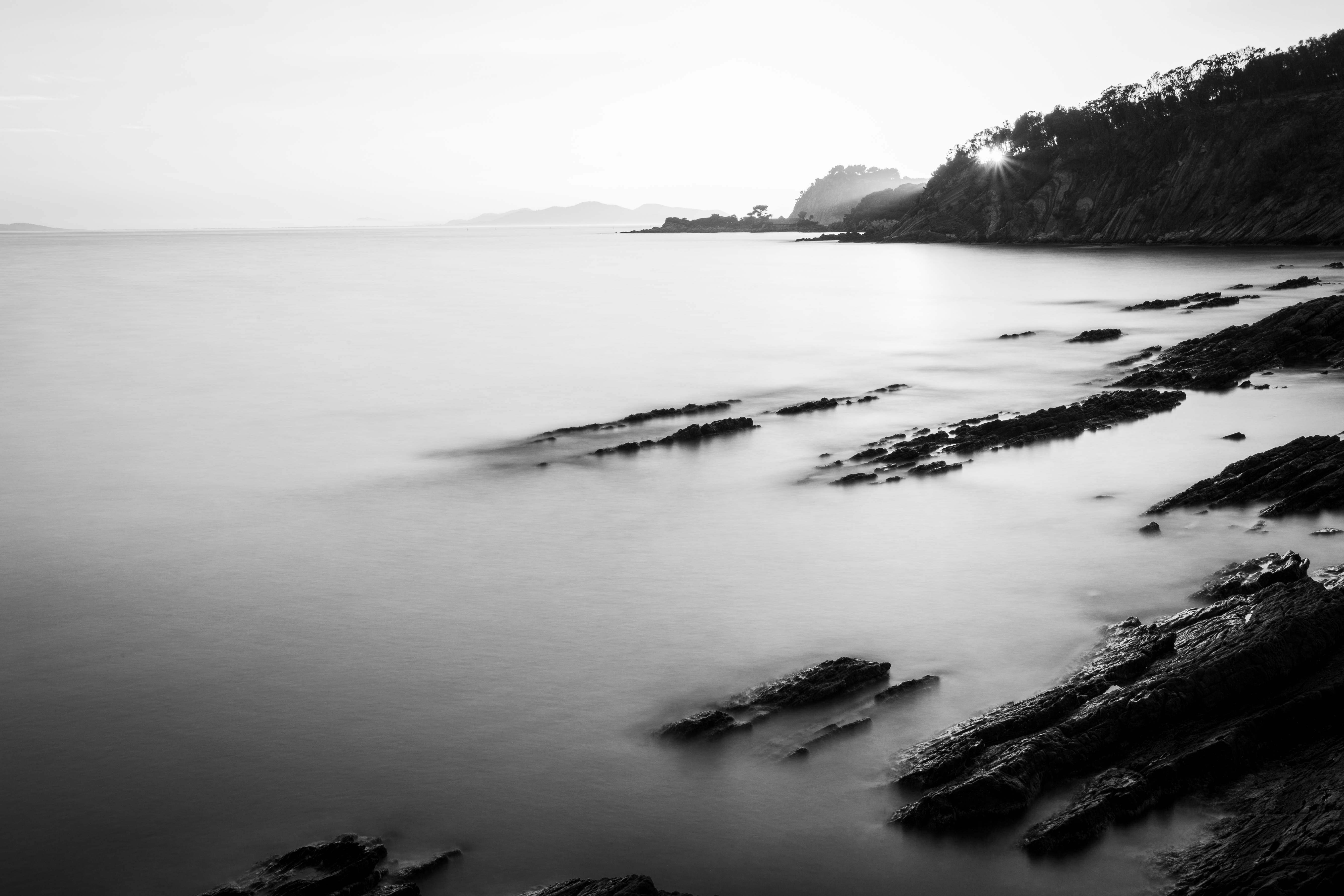 Sunset in South of France